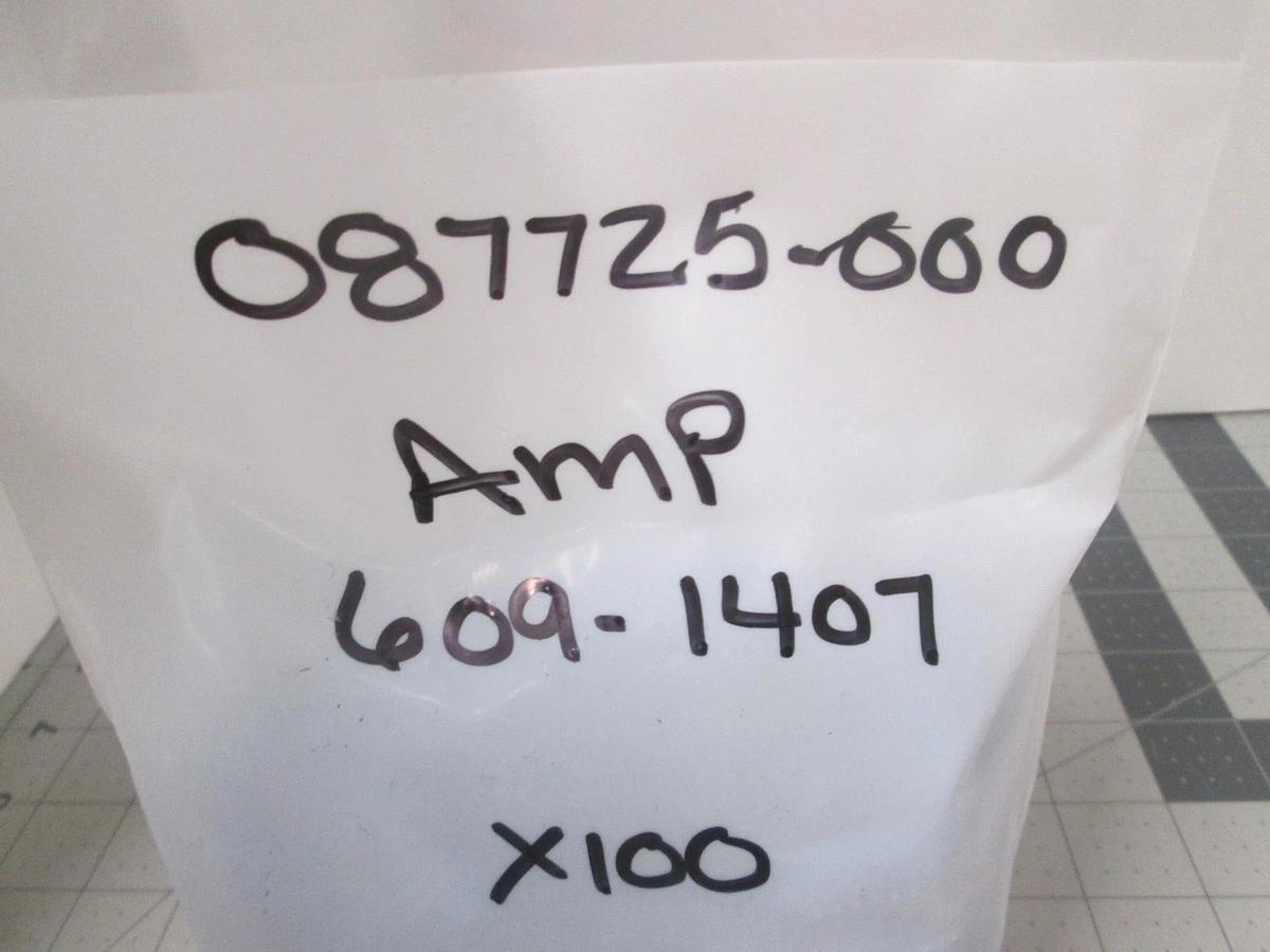 AMP, Connector, 609-1407, Ribbon, 14 Pos Male, 90 Deg Mount, New, Lot of 100