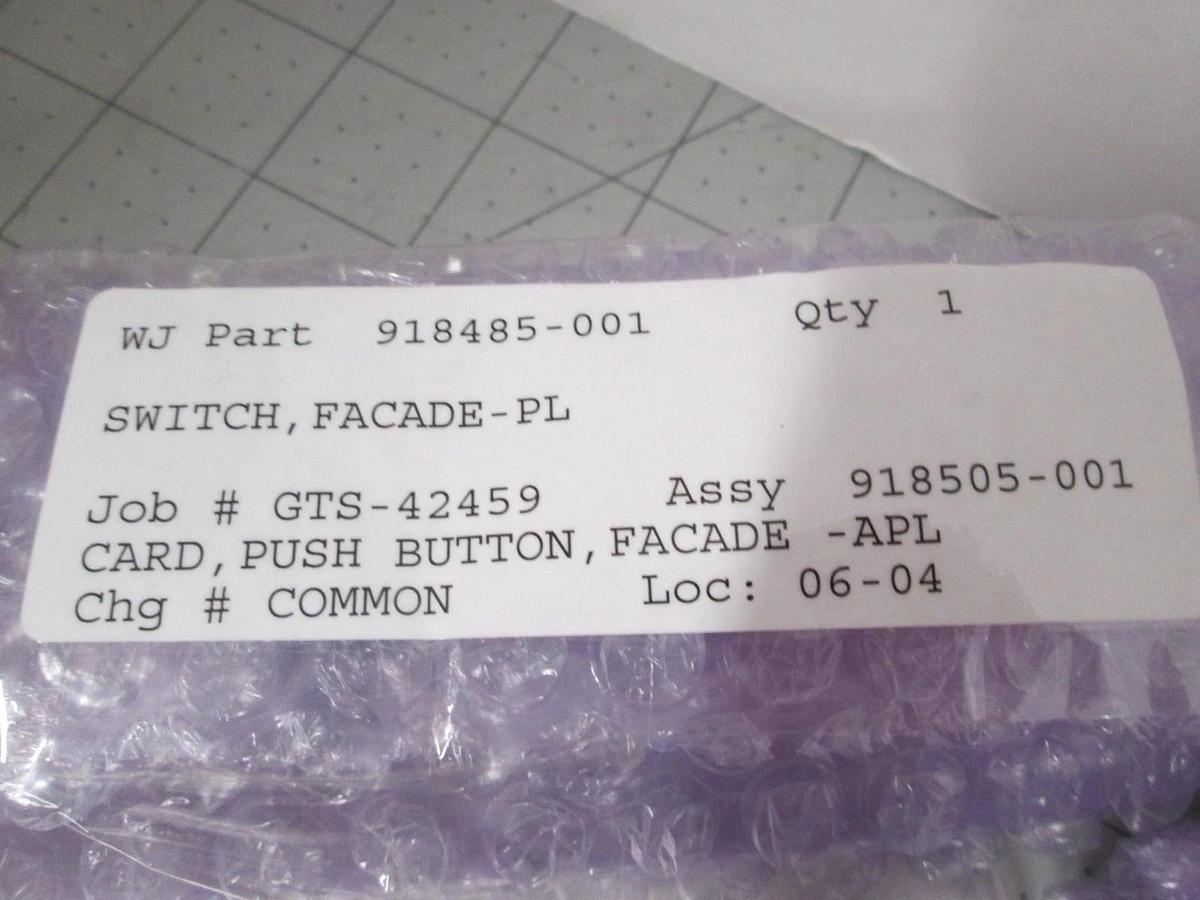 Watkins Johnson, 918505-001, Facade Switch Post 912816 Upgrade Retrofit, New