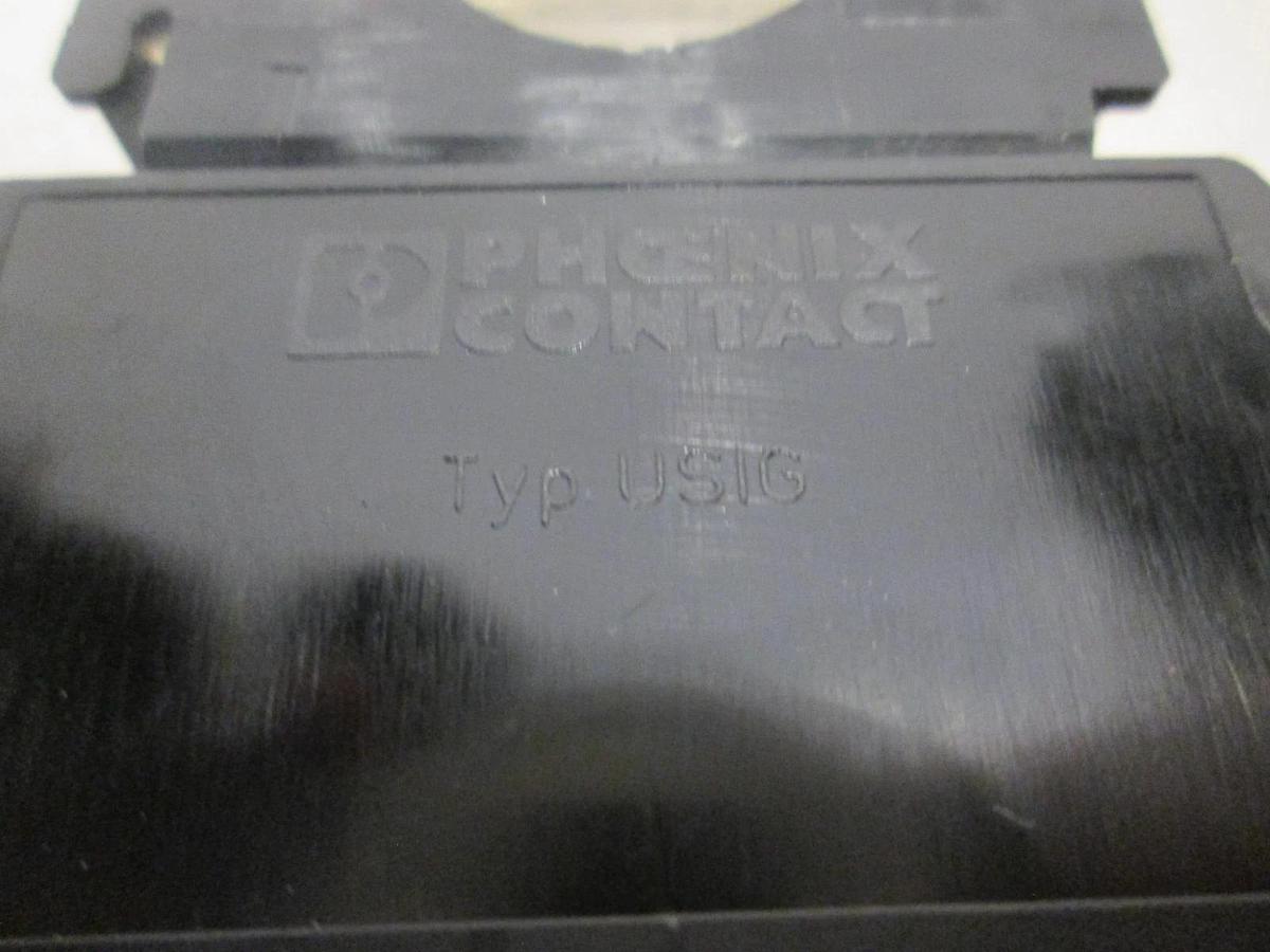 Used Phoenix Contact, Type USIG, Terminal Fuse Block, 3A, Used, Lot of 3