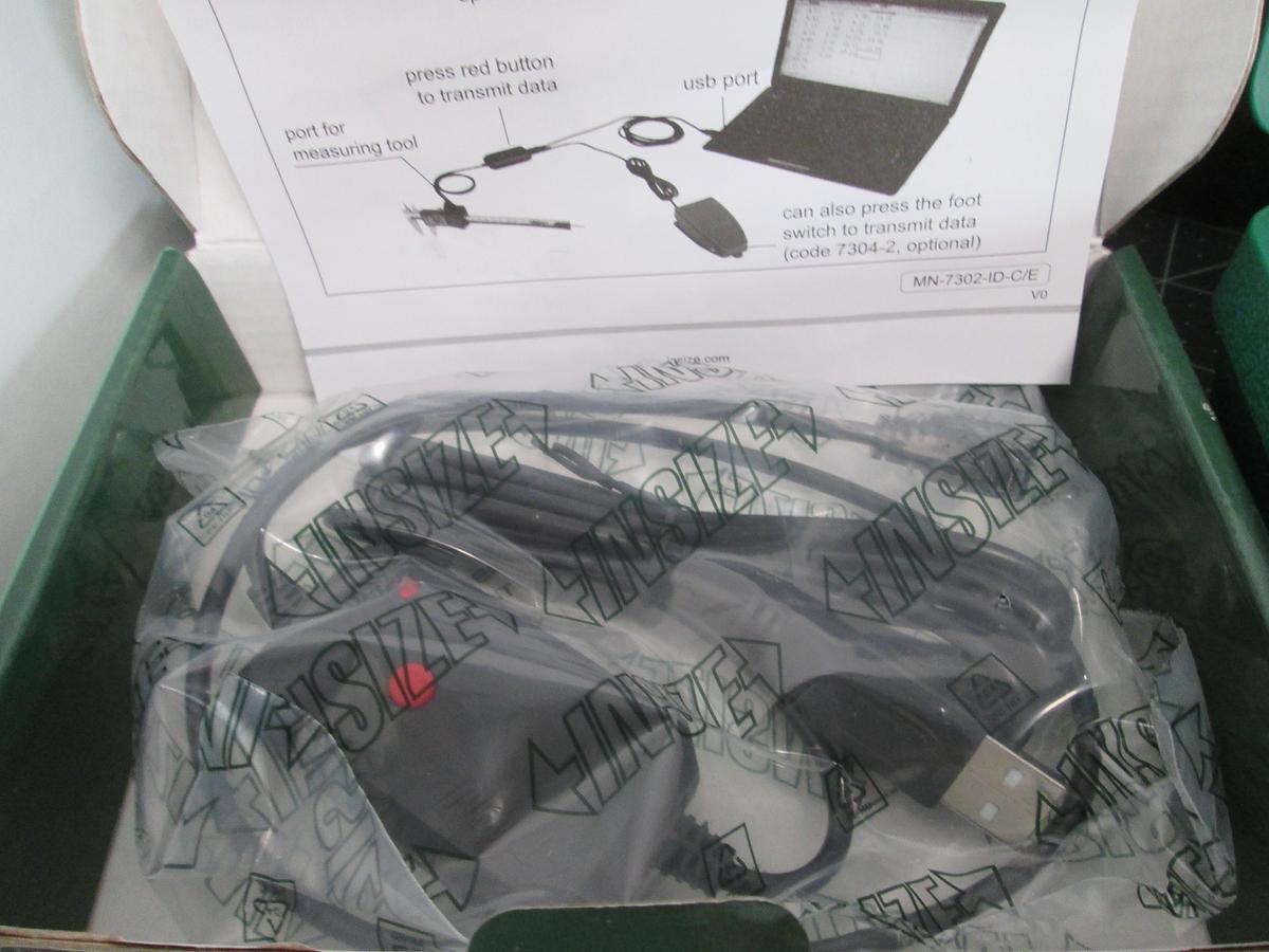 INSIZE,2104-50E, 2" Digital Indicator + 7302-40M, Data Cable New In Box
