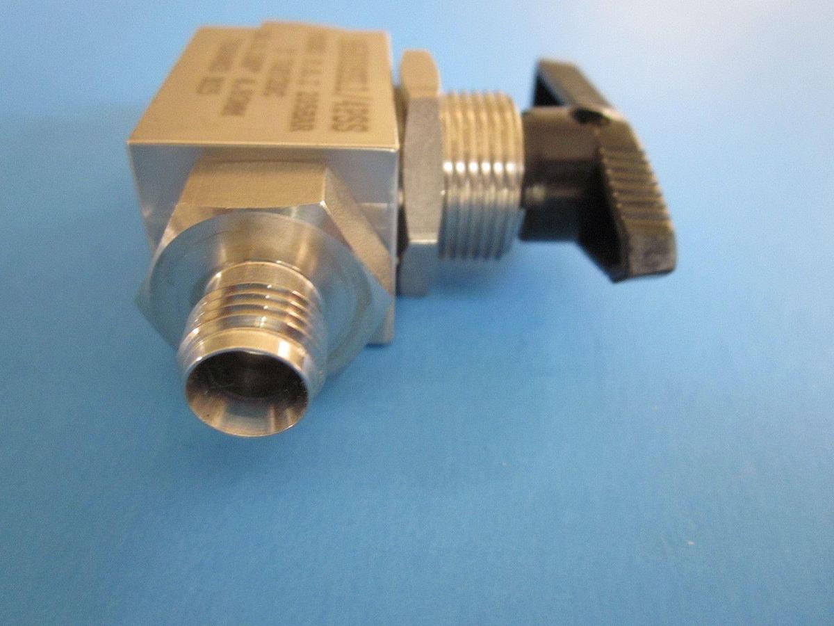 Used Ham-Let H6800SSL1/4PSS High Performance Ball Valve, 1/4 inch compression