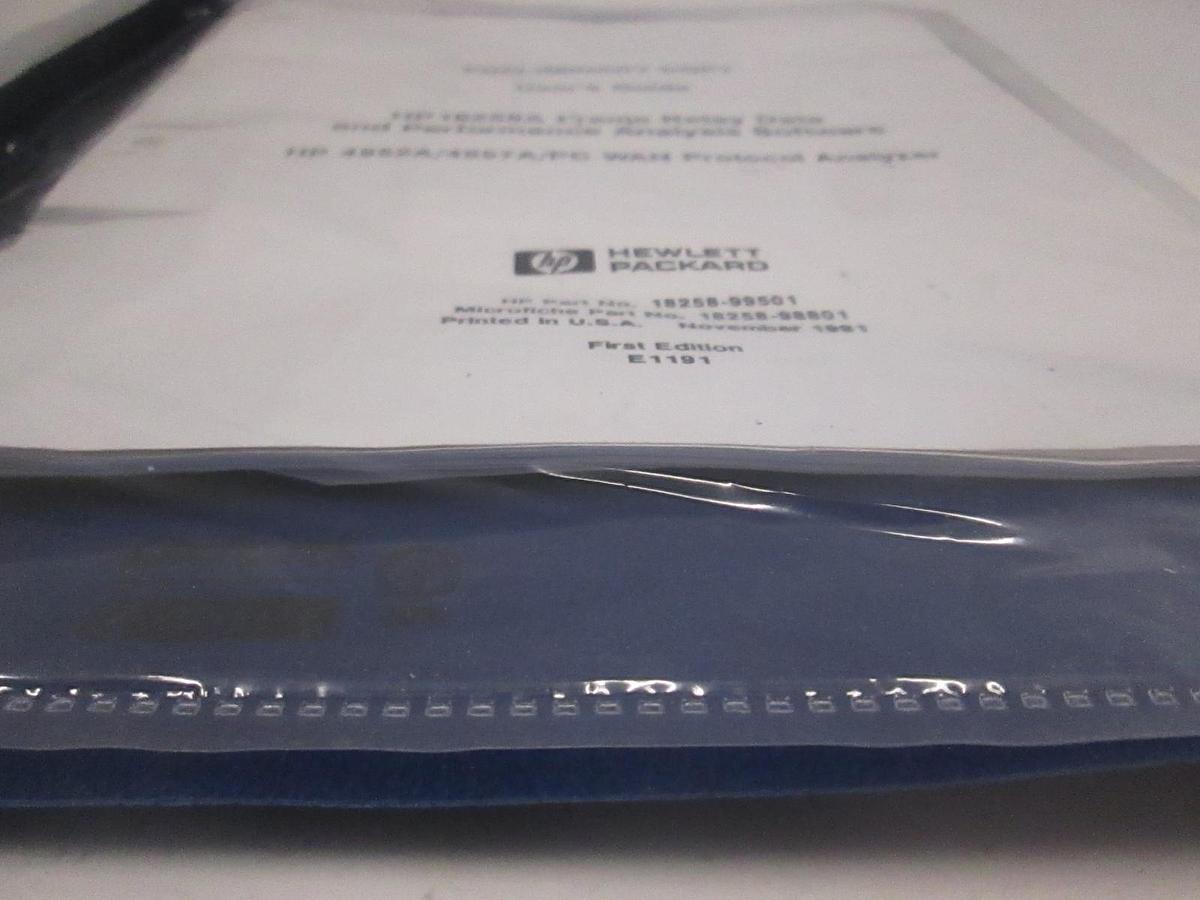 Used HP 4952A/4957A/PC WAN Protocol Analyzer User's Guide, Used