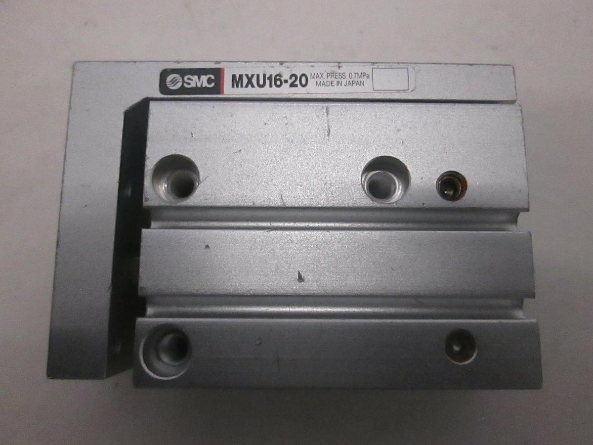 Used SMC, Pneumatic Air Cylinder, MXU16-20, Used