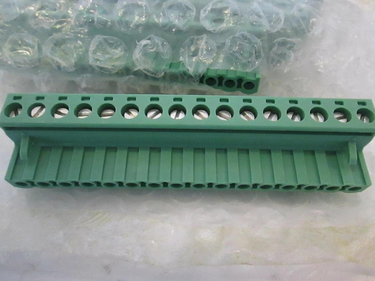 Wire-Board Connector, 409-0837, Zone 11, 16 Position, New, Lot of 4