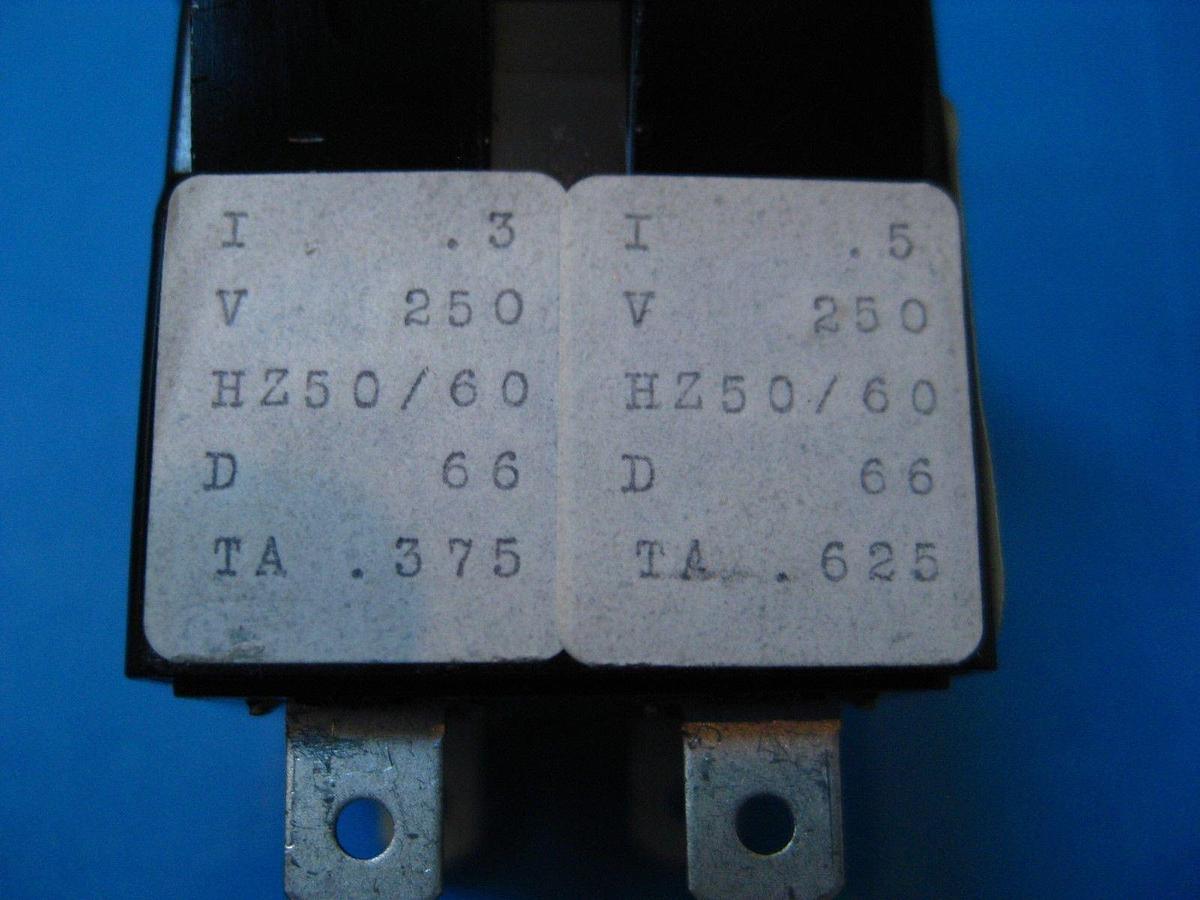 Airpax 203-11-25375-2 Circuit Breaker Switch, 250V, 50/60Hz, Lot of 2