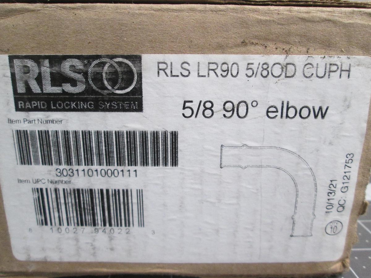 Used RLS LR90 5/8" OD Copper Press 90 Elbow Cup x Cup Lot Of 3