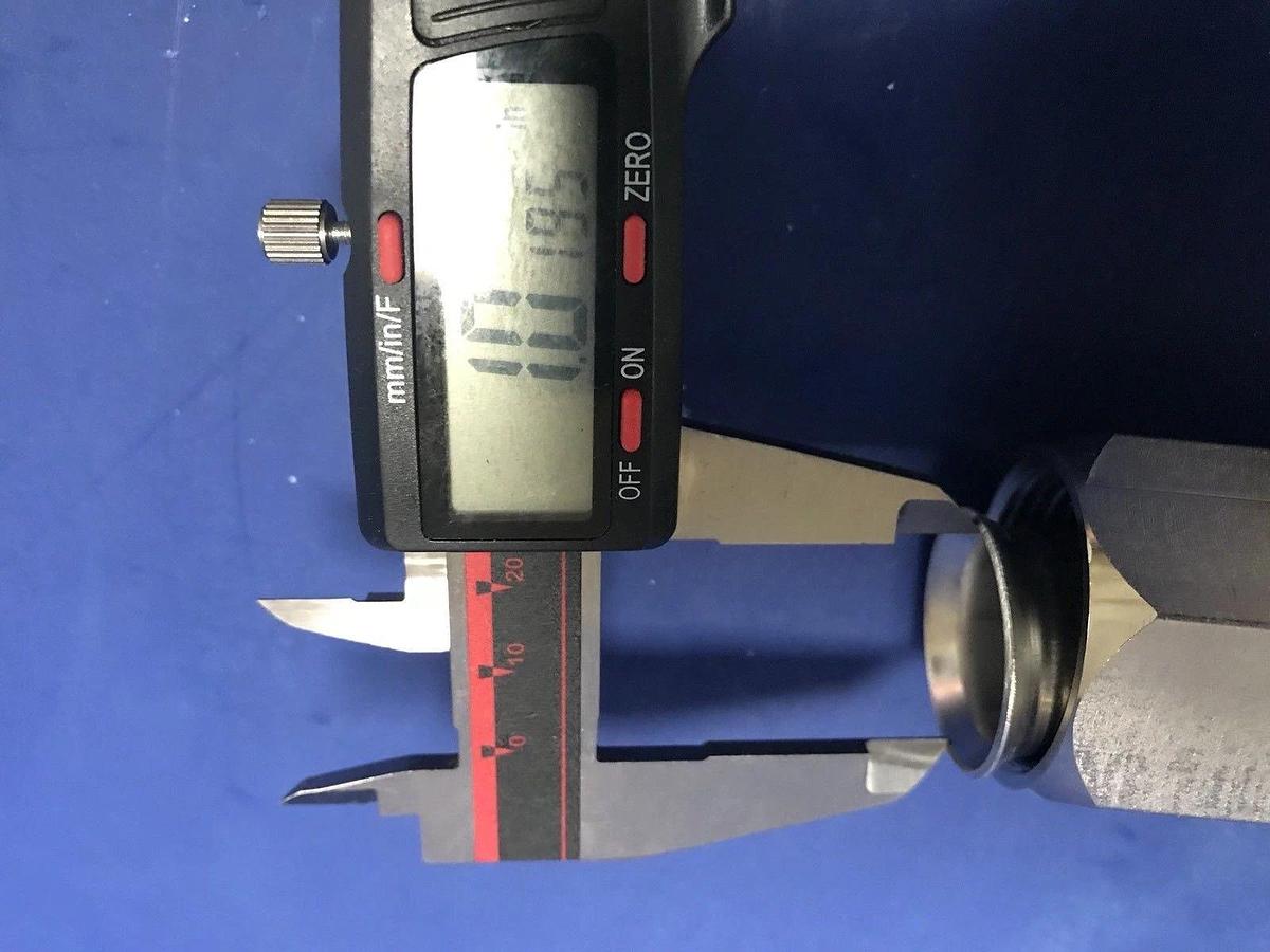 Used Swagelok 1" Elbow Tube Assy, flair fitting x 1/2 straight fitting Adapter