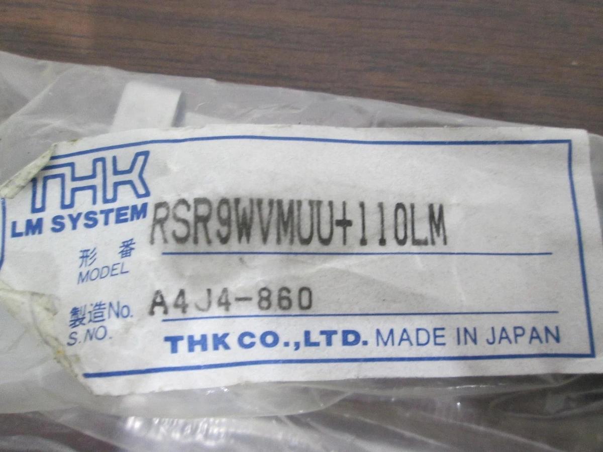 Used THK, RSR9WVMUU+110LM, Linear Guide Rail w/ Block, New