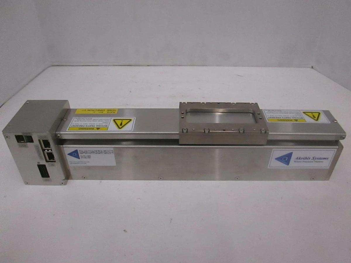 Used Akribis Systems, SGL64-AUM1-S-S4-NH-.55-200-M1, Brushless Linear Motor Assy, Use