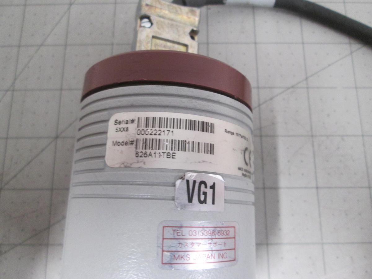 Used MKS, Instruments Baratron, Type 626A11TBE, Absolute Pressure Transducer, Used