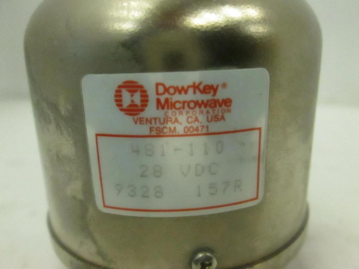 Used Dow-Key Microwave Switch, 481-110, 28VDC, 610-2020-01, Used