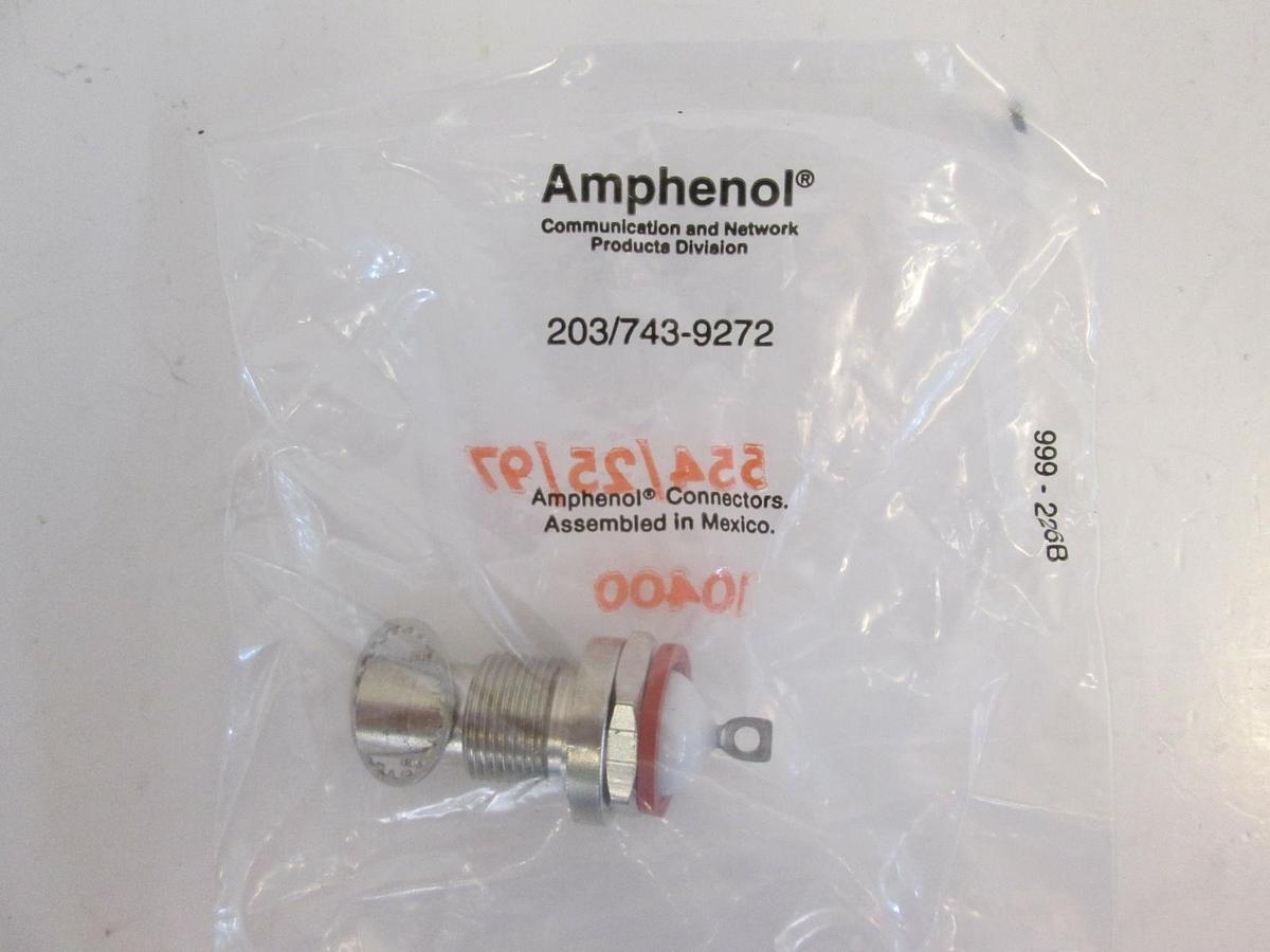 Used Amphenol Hexagonal 203/743-9272 Connector, NIP