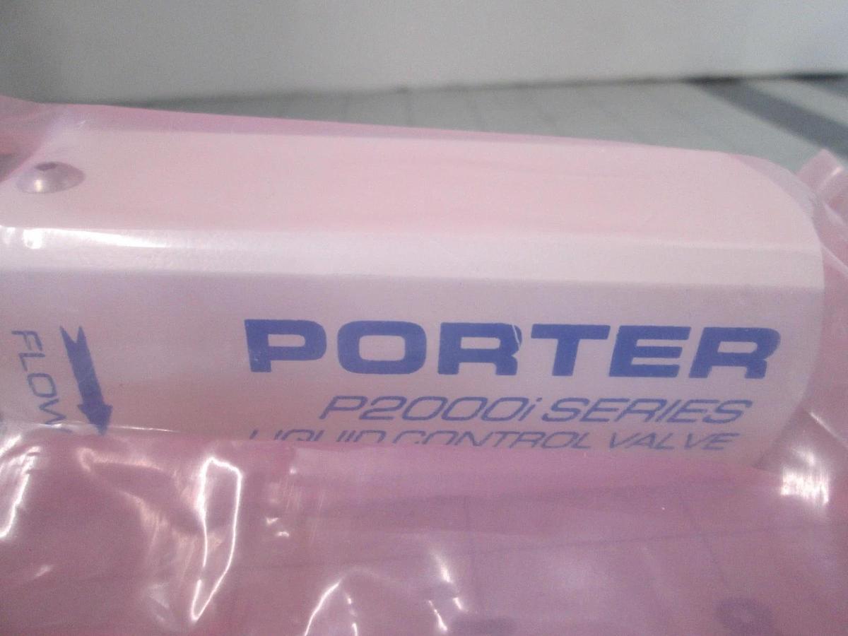 Porter Instruments, P2000I-VL002, Liquid Control Valve, Surface Mount, New