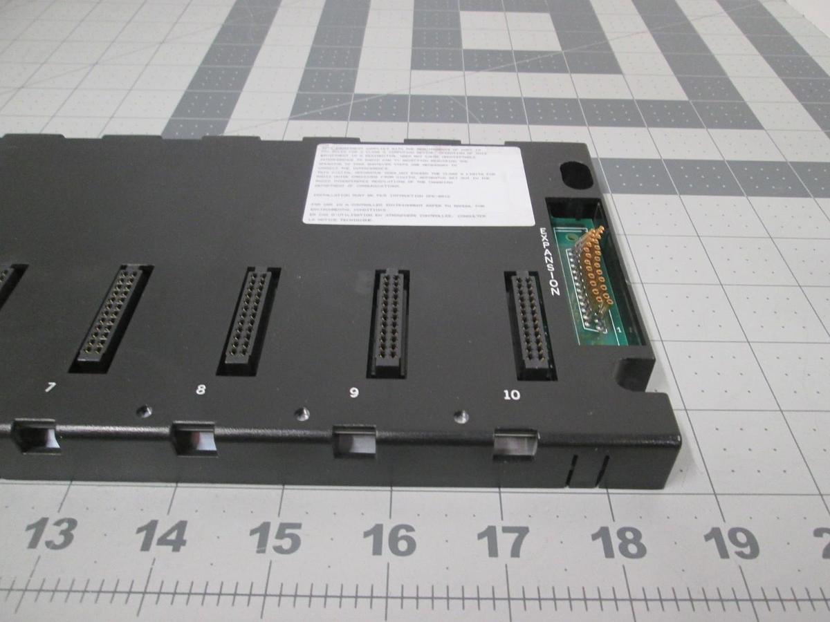 Used GE Fanuc, IC693CHS392C, 10 Slot Baseplate Expansion Module, Used