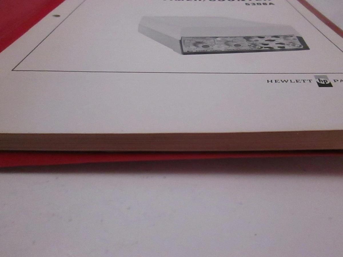 Used HP 75 MHz Timer/Counter 5308A Operating and Service Manual, Used