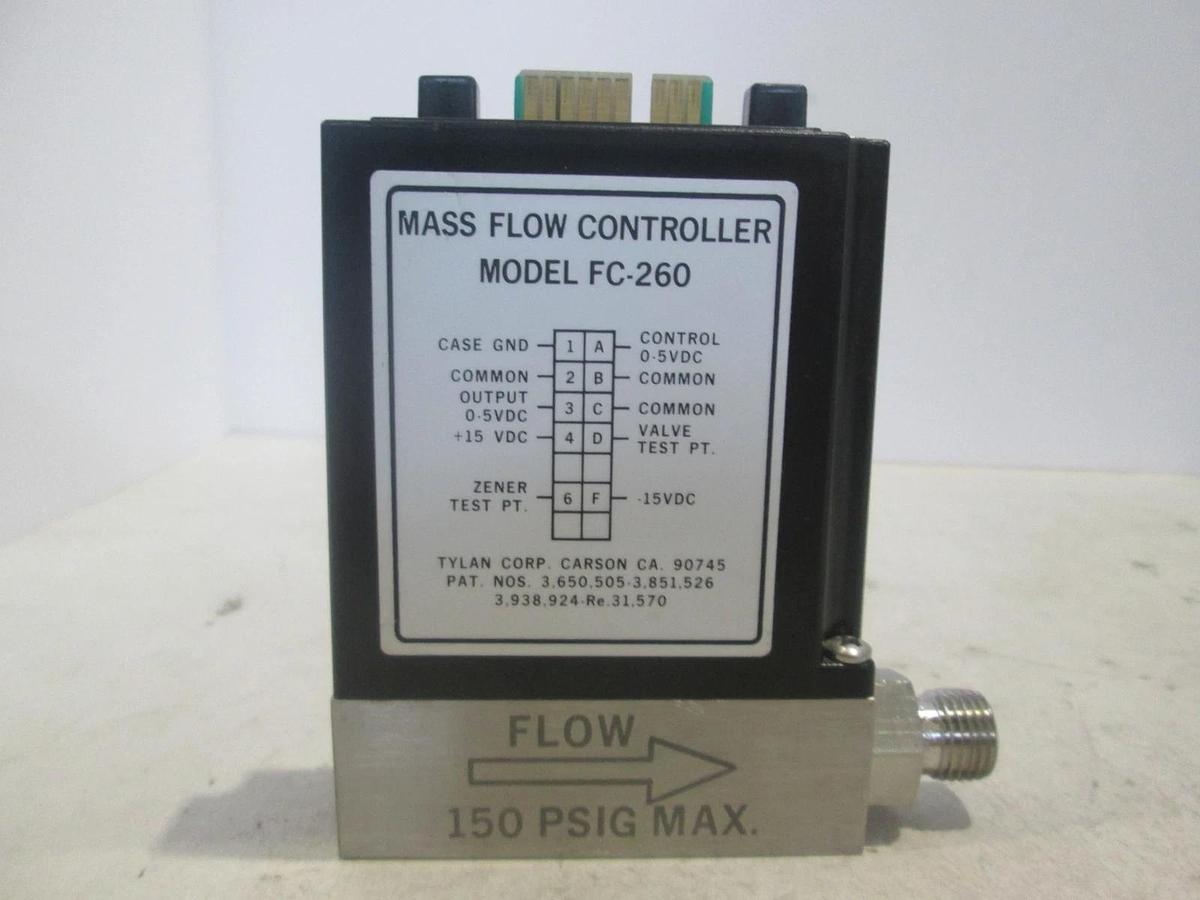 Used Tylan, FC-260, Mass Flow Controller, 200 SCCM, BCL3, Used