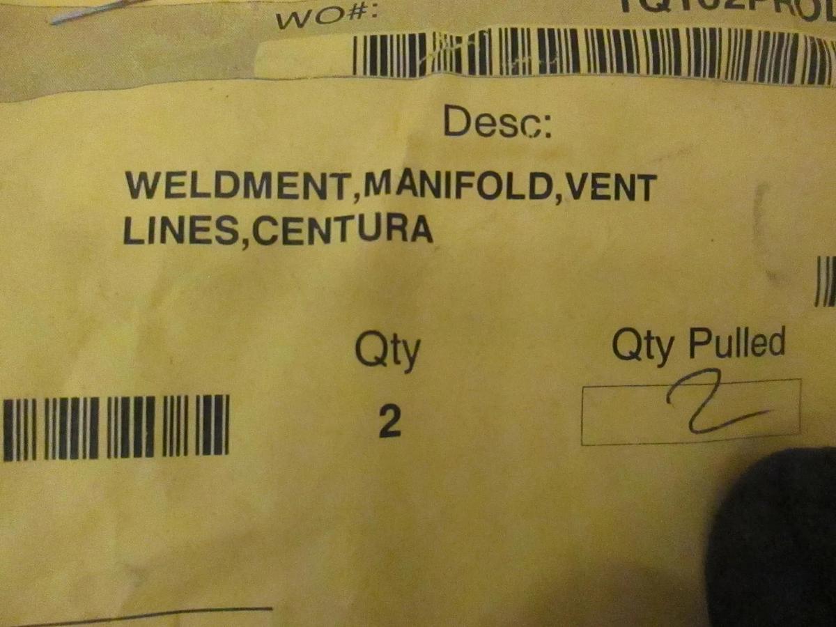 Used AMAT, Weldment, Manifold, Vent Lines, Centura, 0050-39121, Used