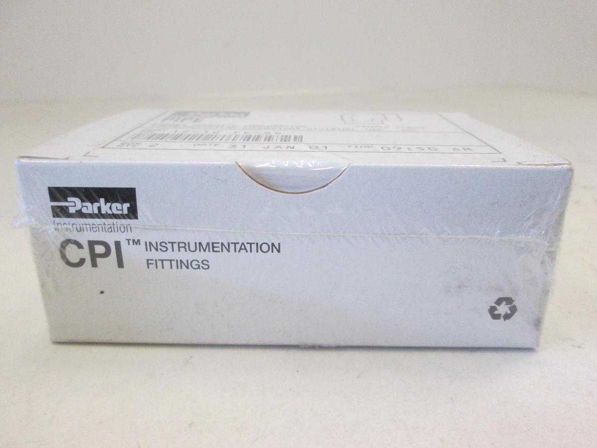 Parker, 12-12 FE-SS, Female Elbow Pipe Fitting Box of 2, New, Original Packaging