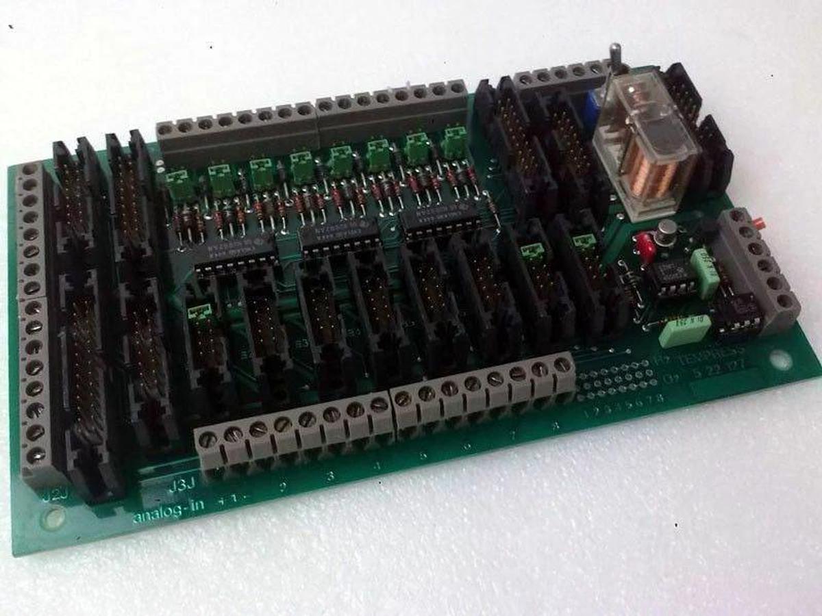 Used Tempress 522127 Gas Interconnect Board Part No 7.01.104, DPC diffusion furnace