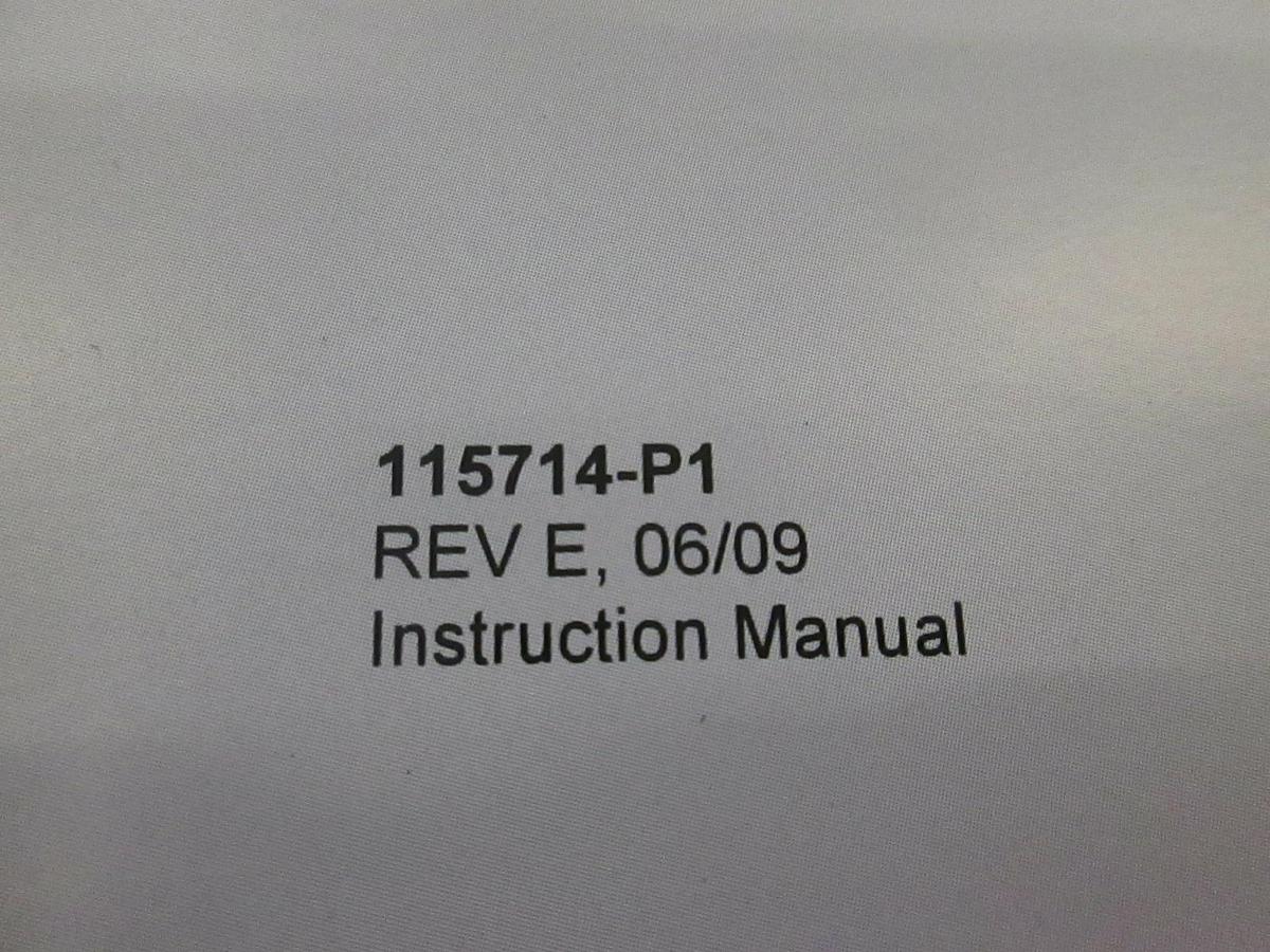 MKS Type 153D and 1253D Throttle Valve Controller Manual, 115714-P1, New