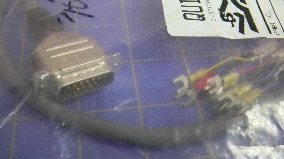 LAM Research, Quintec Interconnect Systems 853-76562-005 Cable Assembly, Rev. E1