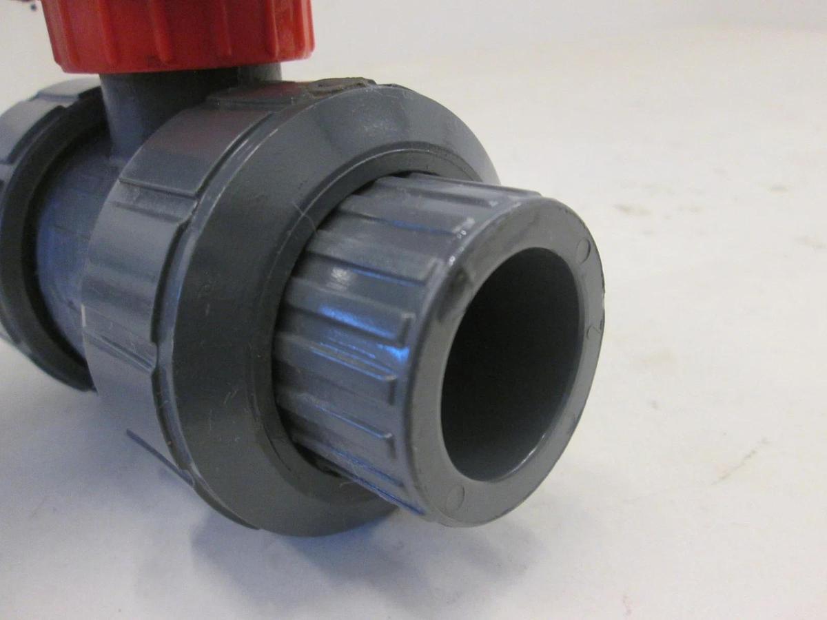 Used Chemtrol, NSF-PW, SE, PVC 1, 2 Way Ball Valve, Used