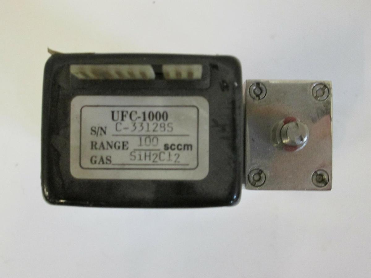 Used Unit UFC-1000 Mass Flow Controller MFC, SIH2CL2, 100 SCCM, 1/4" Male