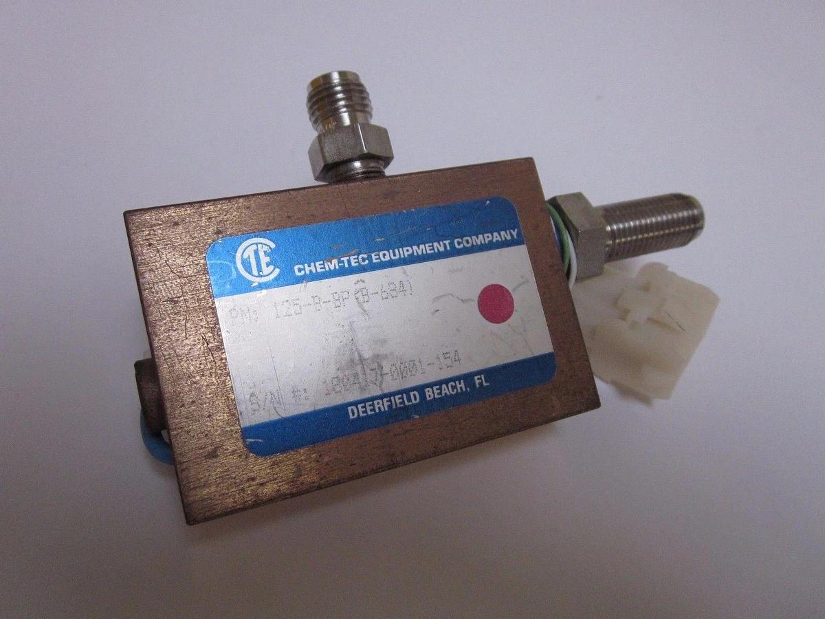 Used Chem-Tec CTE 125-B-BP (B-634)  Brass Bypass Adjustable Flow Monitor