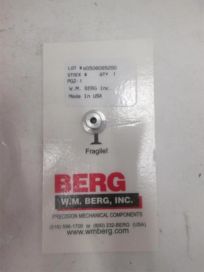 Berg, PG2-1, PULLEY GRV 3/32RND BLT.50OD, New, Lot of 14