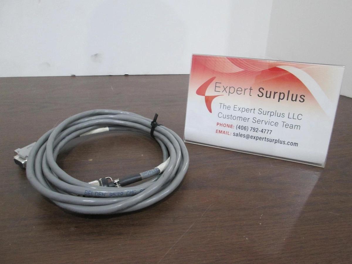 Used MKS, CB252-2, Valve Controller Cable, 15 Pin Female to 9 Pin Male, Used