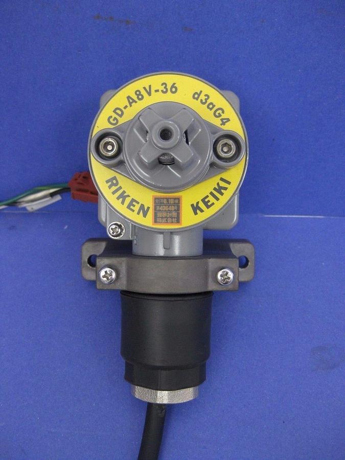 Used Riken Keiki GD-A8V-36 TEL FNC Side Gas Sensor