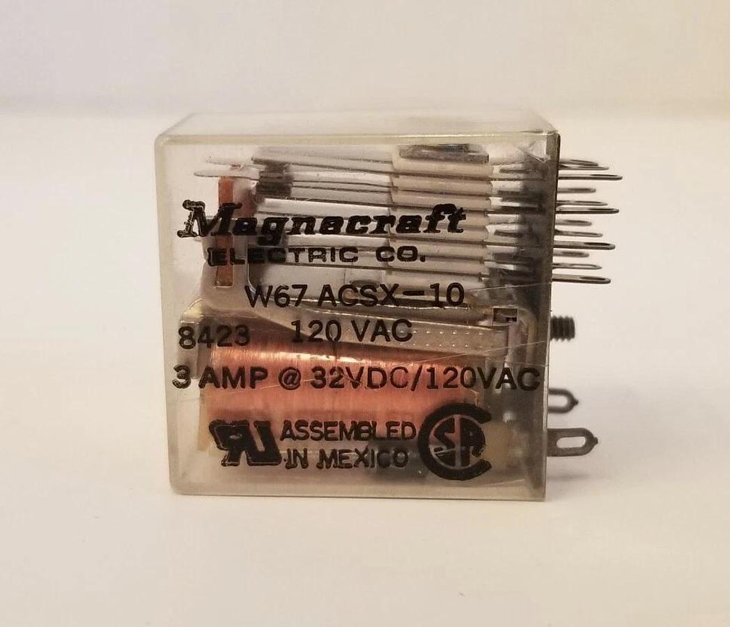 Used Magnecraft W67ACSX-10 Relay, Used