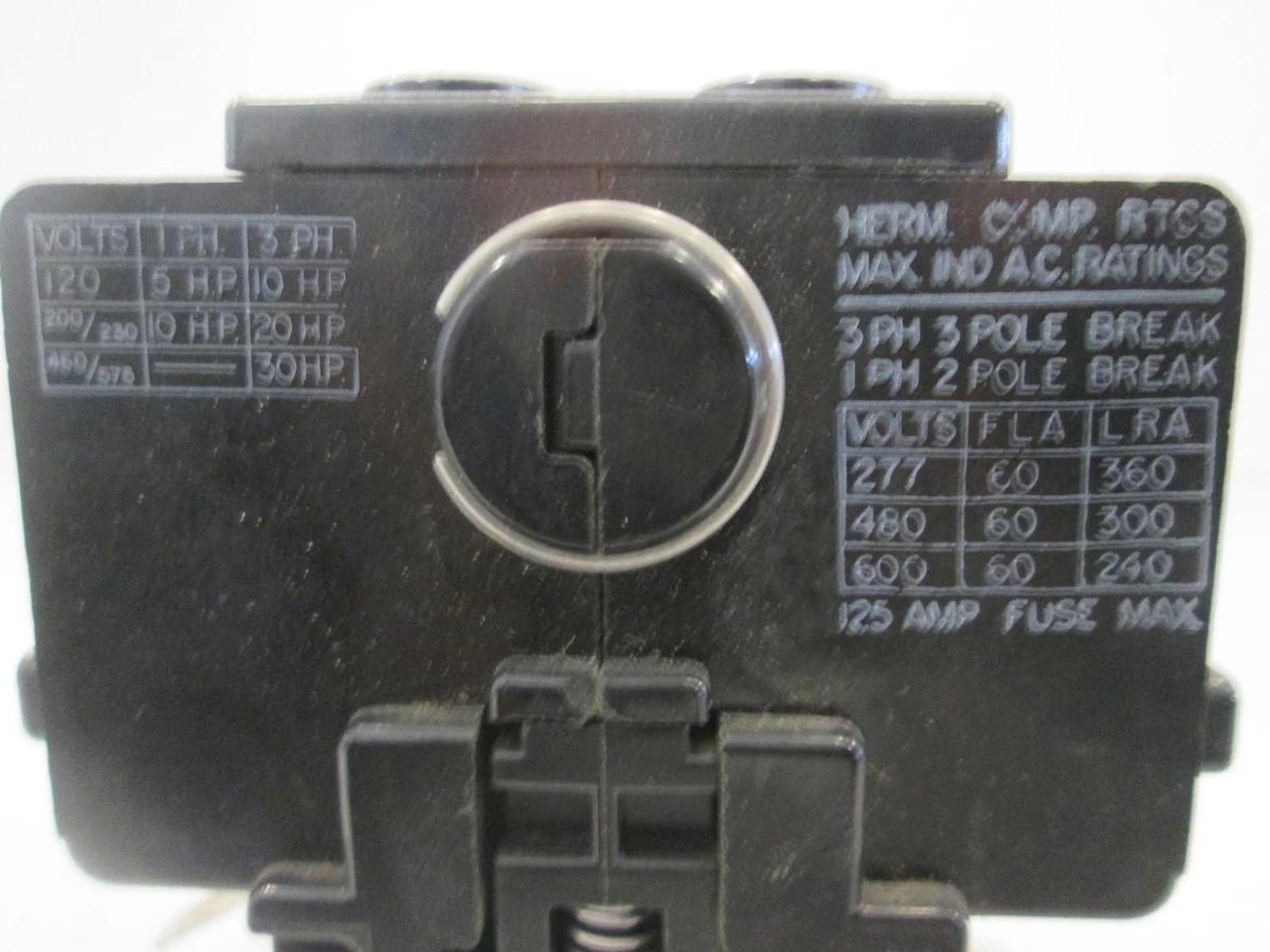 Used Gould, EBA630AA, Contactor, 75A, 600V, Used
