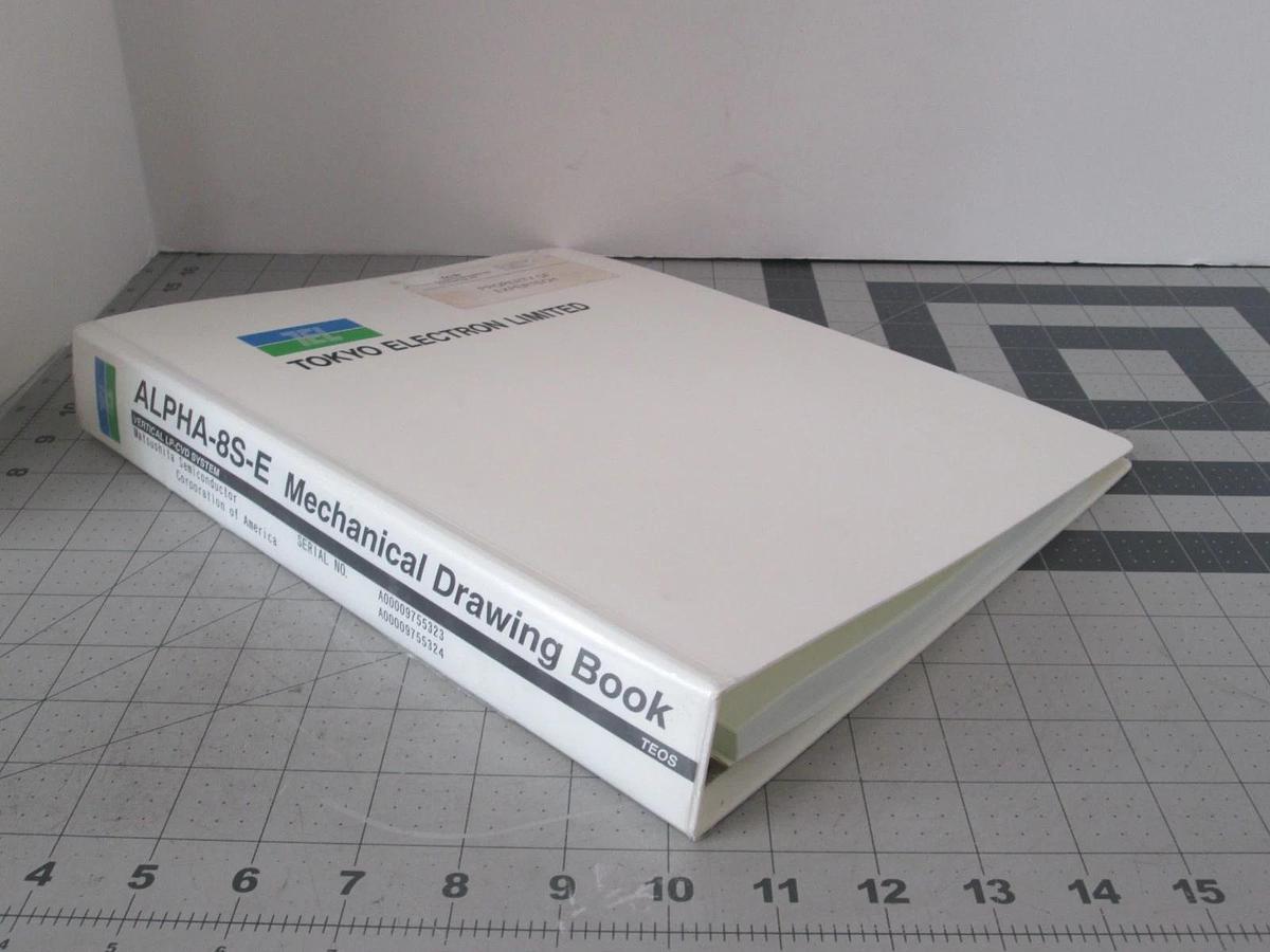 Used TEL Tokyo, ALPHA-8S-E, Mechanical Drawing Book TEOS, Used