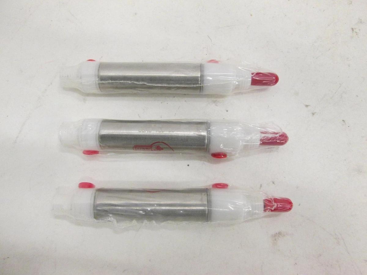 Bimba, Pneumatic Cylinder, PC-021-DXPB, New, Lot of 3