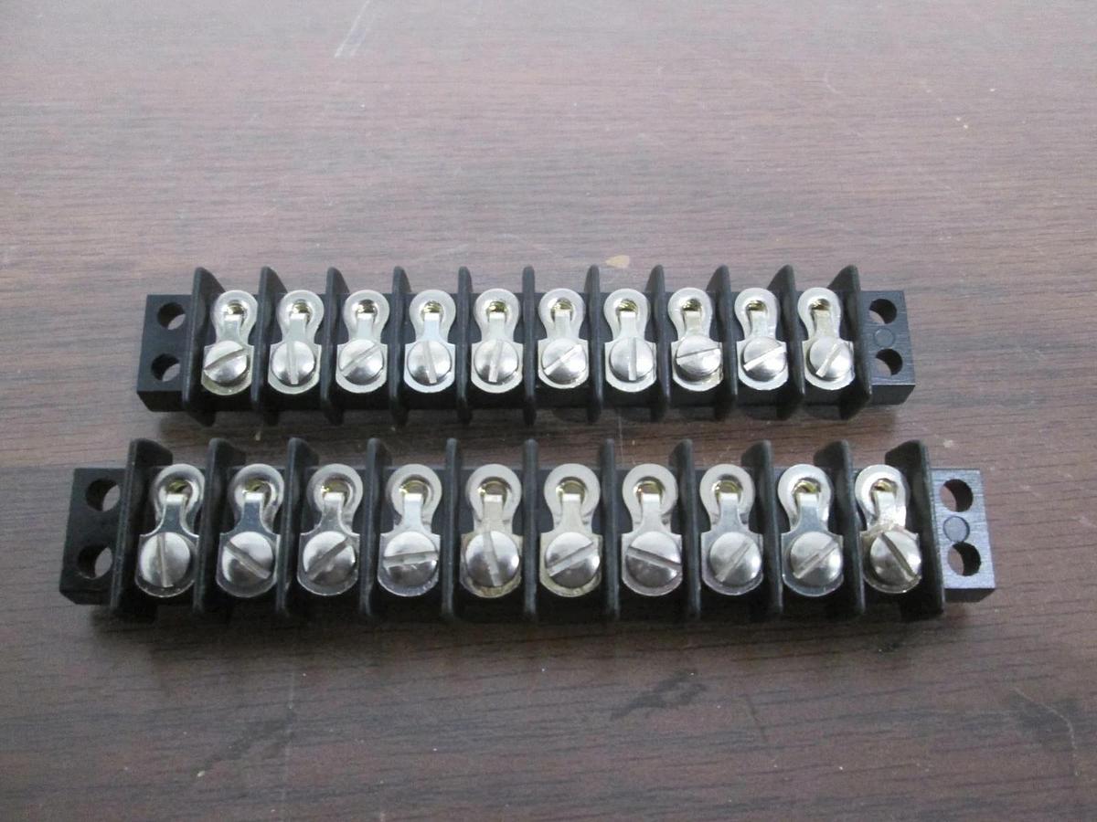 Used Cinch, 10 Position, Terminal Block, Used, Lot of 2