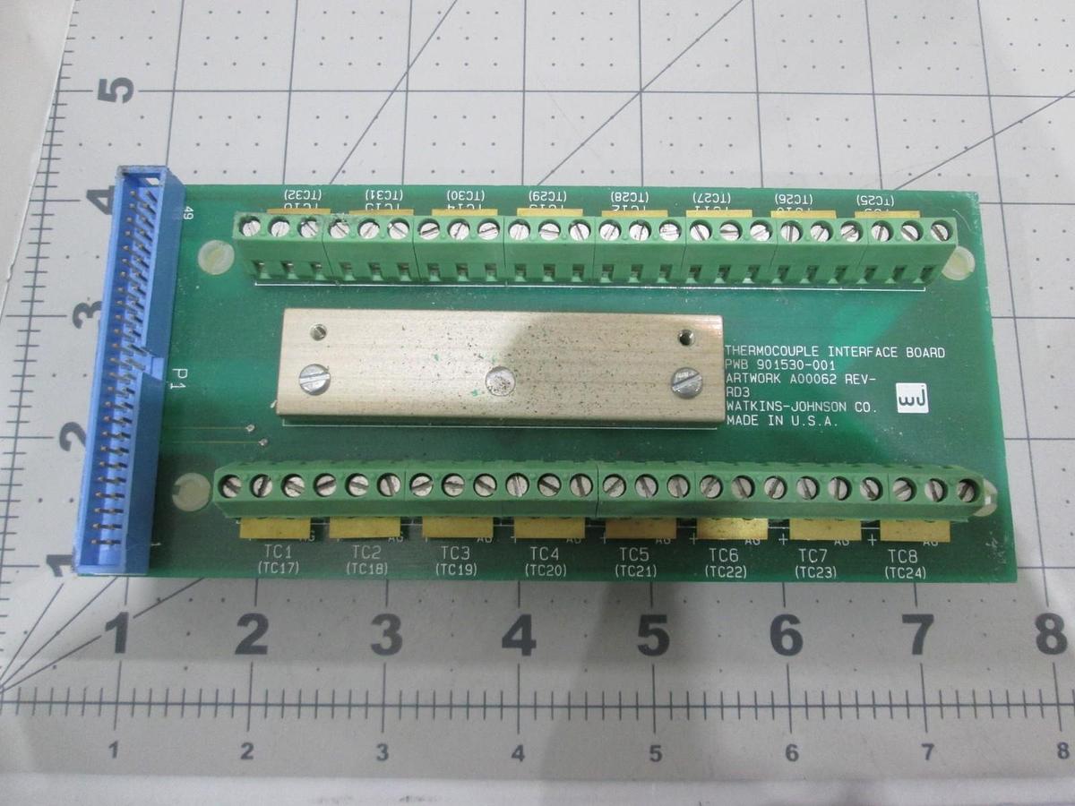 Used Watkins Johnson, 901530-001,Thermocouple Interface Board, Used