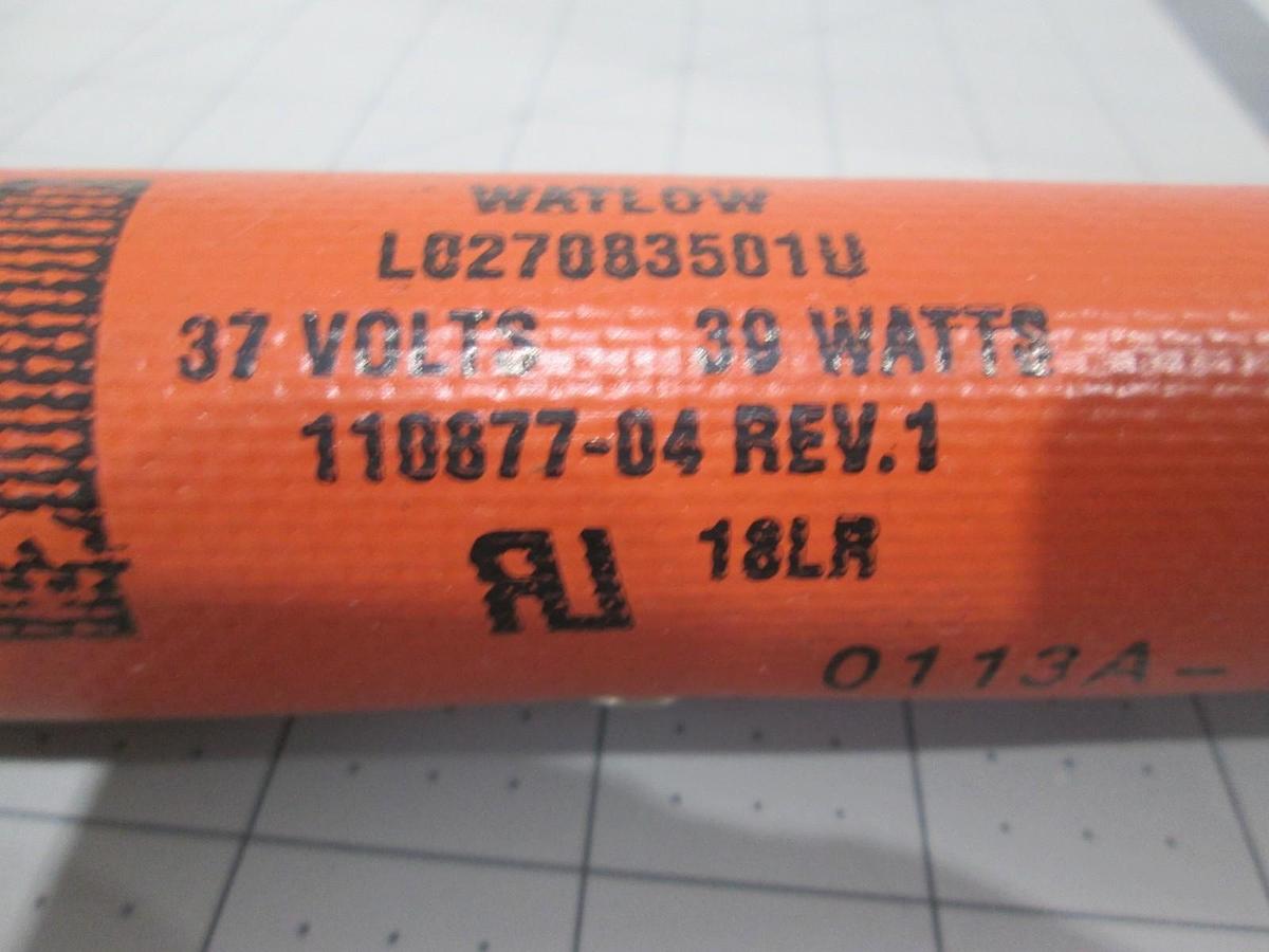 Watlow, L027083501U, Heater Jacket, 37V, 30W, New
