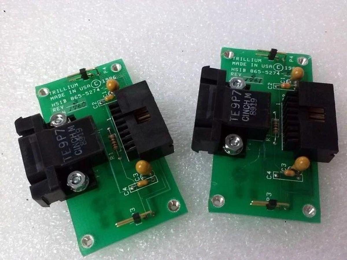 Used Trillium HSIB8655274 Rev3 PCB Assembly, Lot of 3, Used