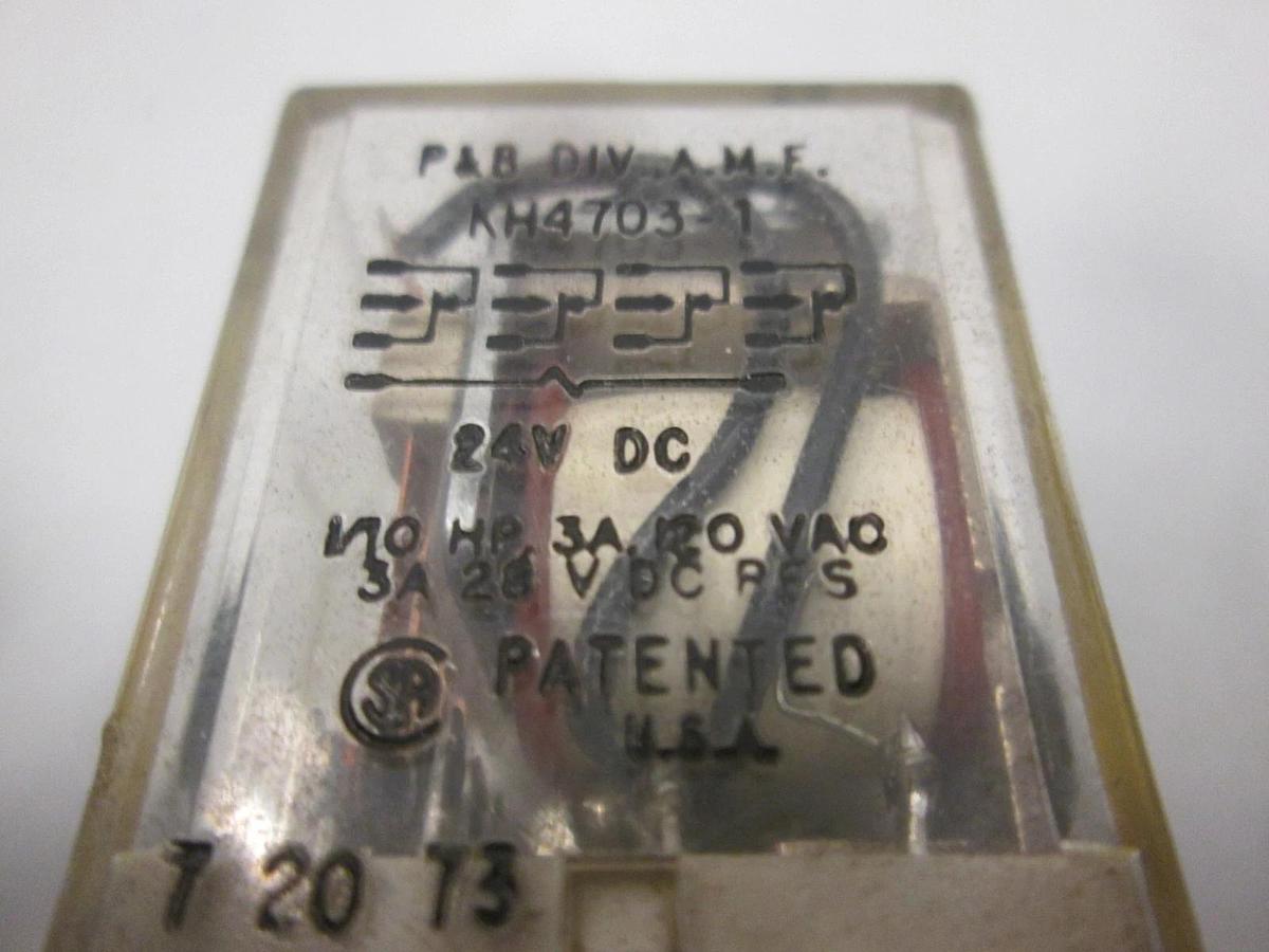 Used Potter & Brumfield, KH4703-1, Relay, 24VDC, Used