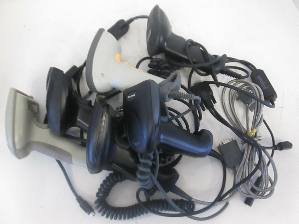 Used Handheld barcode reader Scanners, Used, Lot of 6