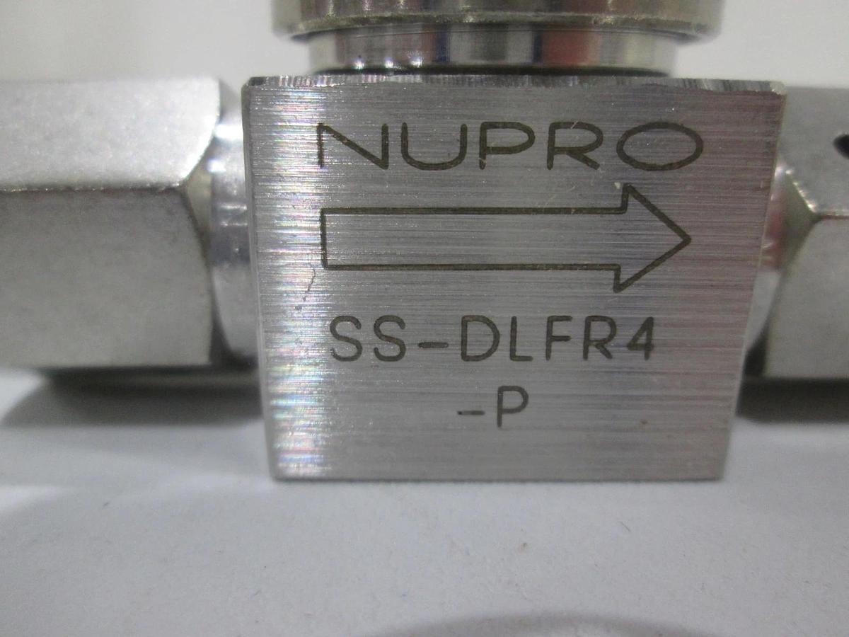 Used Nupro, SS-DLFR4-P, Manual Diaphragm Valve, Used