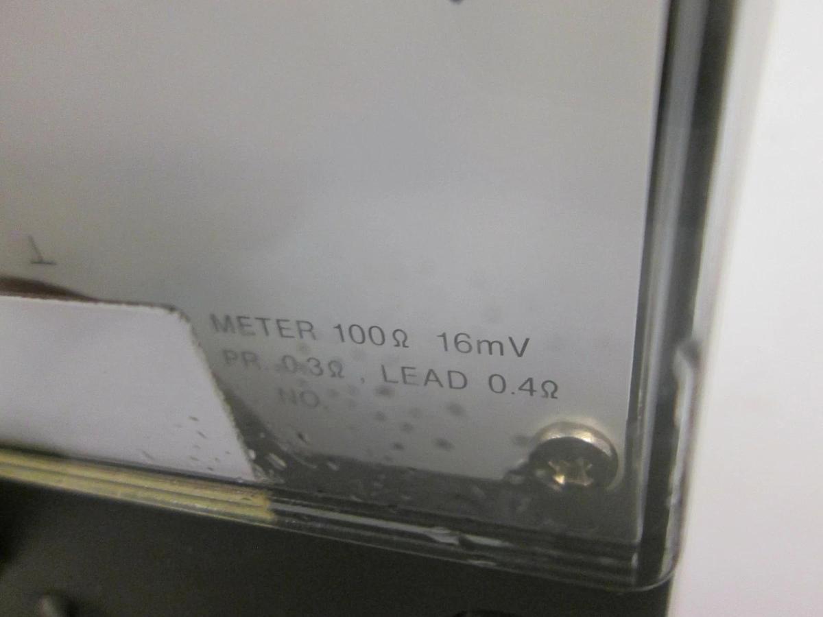 Used Tel Electric Gauge, Class 2.5, JIS C 1102, 16mV, Used