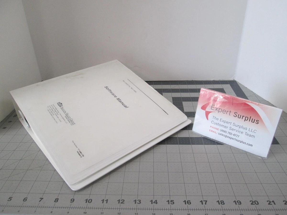 Used Watkins Johnson, Software Manual, WJ-1000T/H, WJ-1500, Used