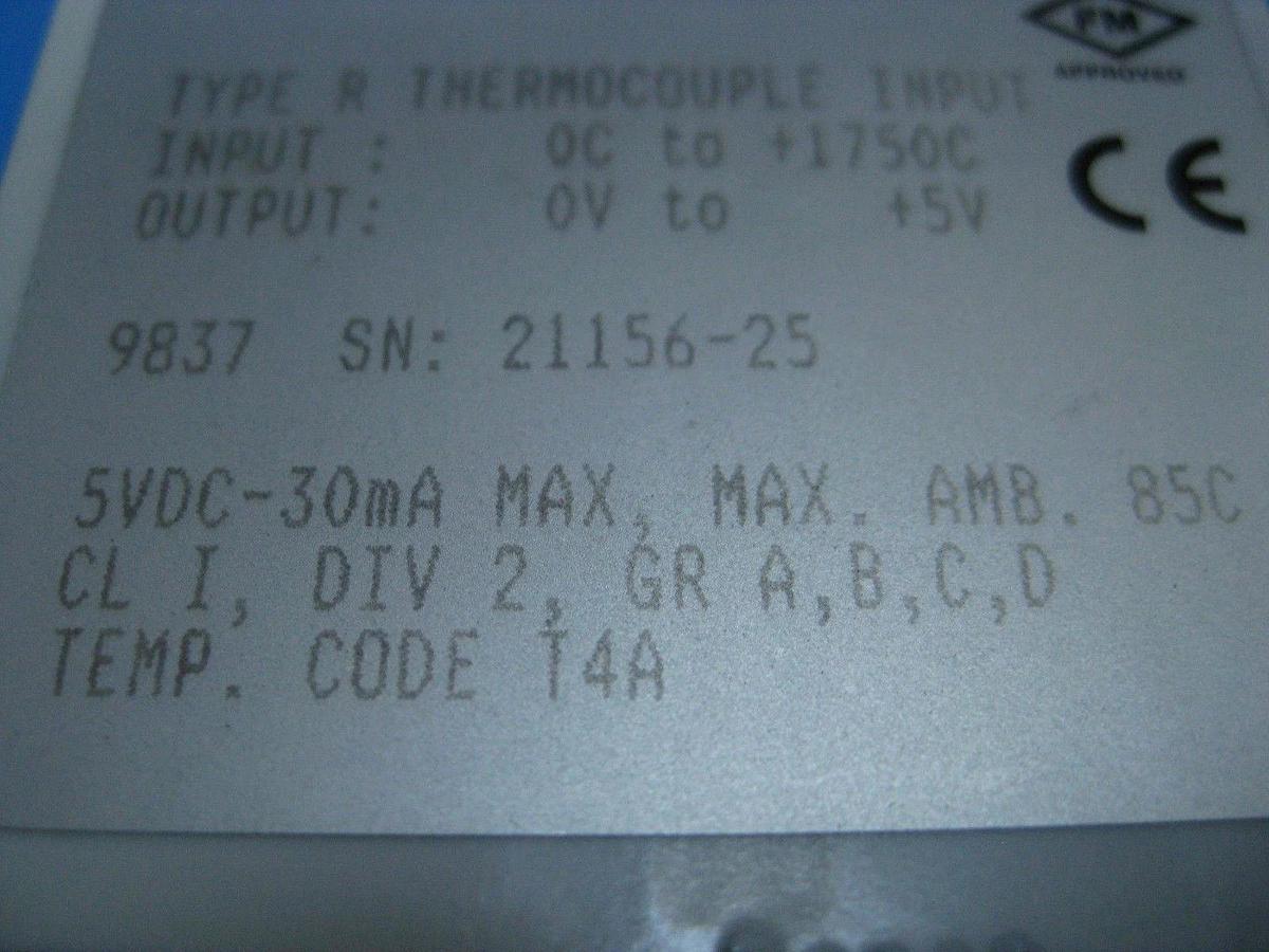 Used DATAFORTH SCM5B37 TYPE R Linearized Thermocouple Input Module - Used