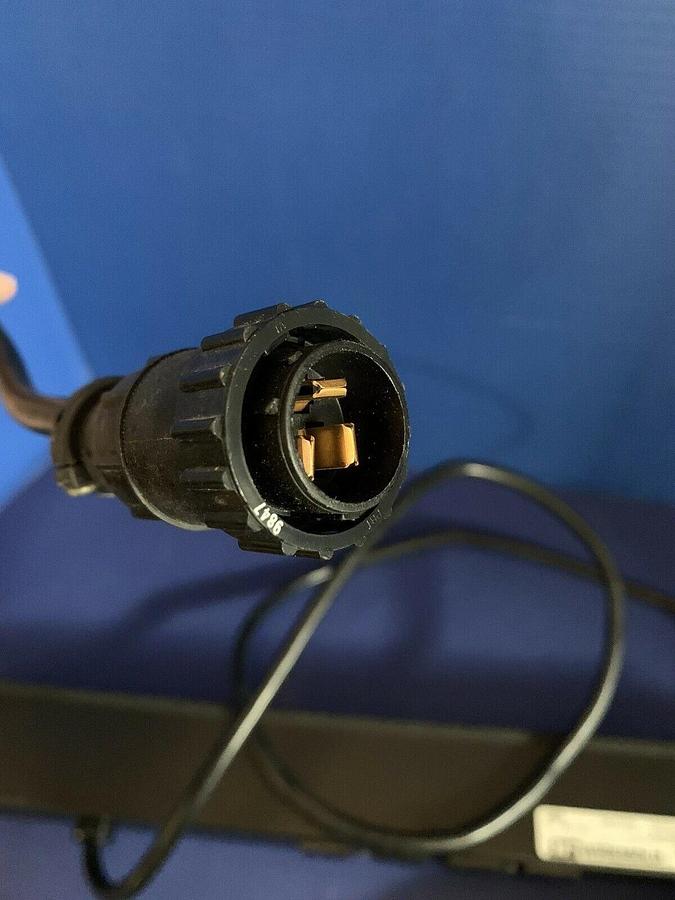 Used Wiremold J24B0B Rack Mount Power Strip w/ 6 Outlets & AMP Circular Connector