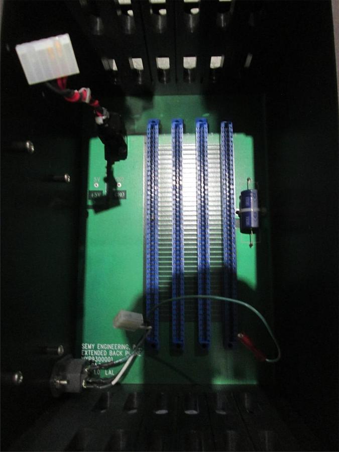 Used Semy Engineering, MYP9300001, Mypro 2 Card Cage w/ 4 Slot Backboard, Used