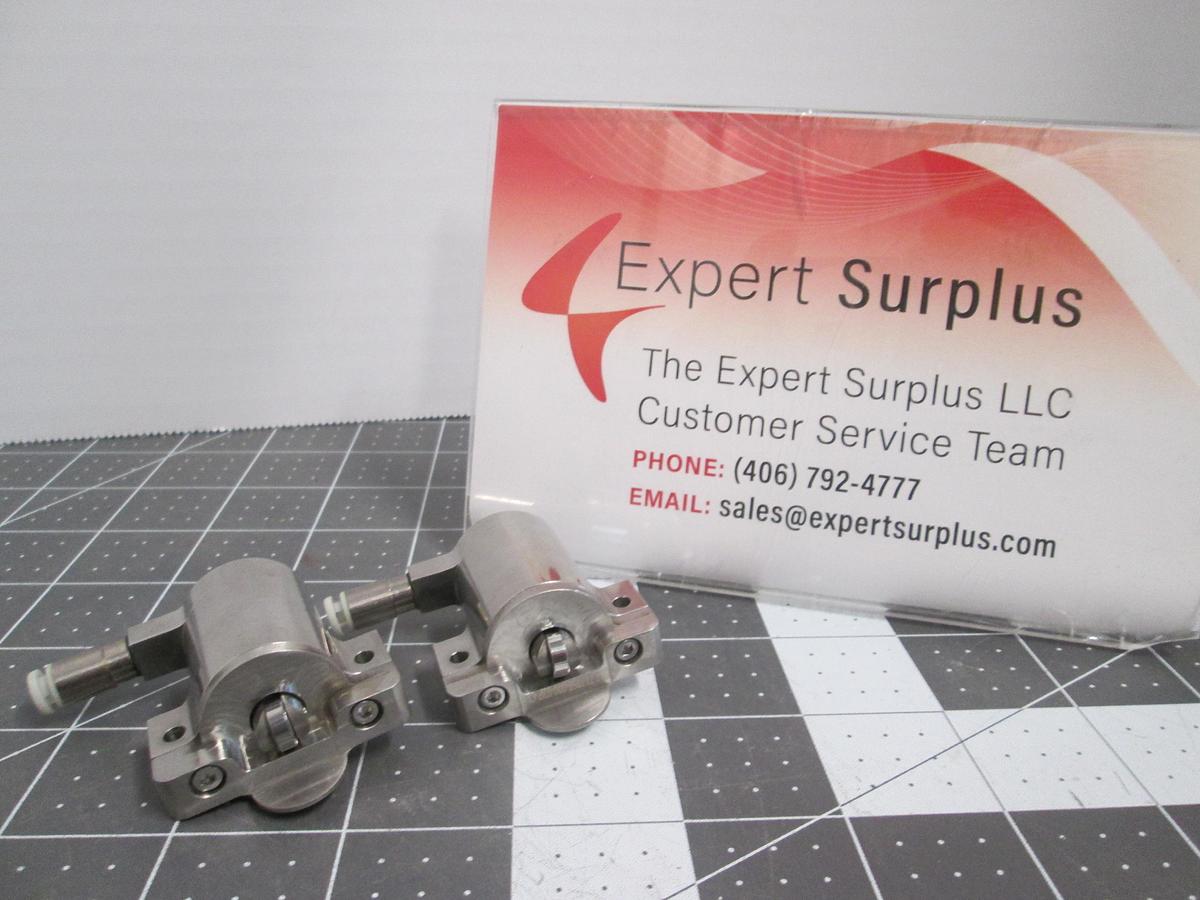 Used Lot of 2 OEM Semiconductor Gas Valve Actuator Stainless 2006-717055-000-03P
