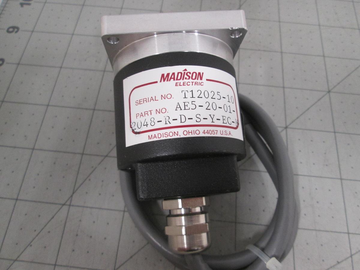 Used Madison Electric, AE5-20-01, Stepper Motor 2048, New with Box