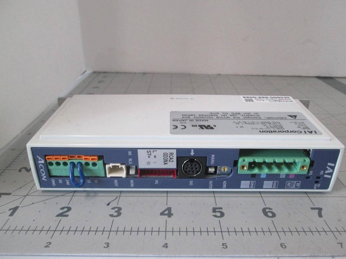 Used IAI Corporation, ACON-C-10I-DV-0-0, DC24V, Actuator Controller, Used